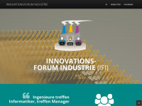 innovationsforum-industrie.de Webseite Vorschau