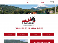 blonay-chamby.ch Webseite Vorschau