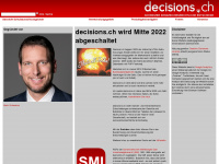 decisions.ch Webseite Vorschau