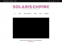 solaris-empire.de Webseite Vorschau