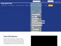 ngo-monitor.org Webseite Vorschau