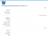 wasserkraft-bayern.de Webseite Vorschau