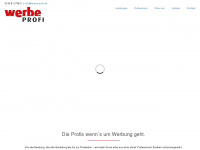 werbe-profi.de Webseite Vorschau