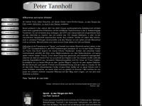 peter-tannhoff.de Webseite Vorschau