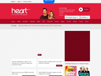 heart.co.uk Webseite Vorschau