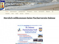 fischerverein-dahme.de Webseite Vorschau