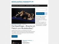 muskelaufbau-trainingsplan.net Webseite Vorschau