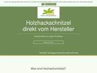 arndt-holzhackschnitzel.de Webseite Vorschau