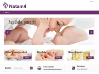 natamil.de Webseite Vorschau