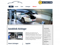 autoklinik-aichinger.at Webseite Vorschau