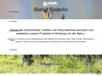 biohof-enderlin.ch Webseite Vorschau