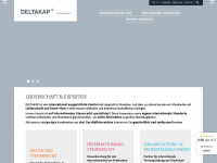 deltakap.com Webseite Vorschau
