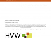 hvw-hausverwaltungen.de Webseite Vorschau