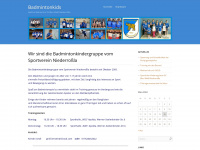 blauweissbadminton.wordpress.com Webseite Vorschau