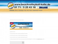 beachvolleyball-halle.de Webseite Vorschau
