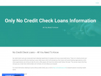 onlynocreditcheckloans.weebly.com