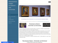 renaissancedamen.org Webseite Vorschau