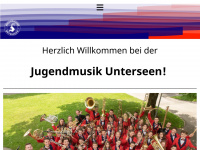 jugendmusik-unterseen.ch Webseite Vorschau
