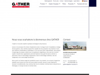 gather-industrie.fr Webseite Vorschau