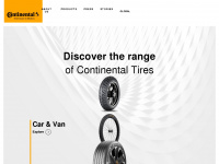 continental-tires.com Webseite Vorschau