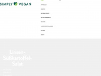 simply-vegan.org Webseite Vorschau