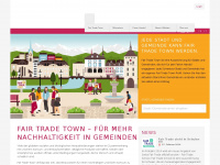fairtradetown.ch Webseite Vorschau