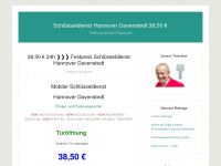 hannover-davenstedt-schluesseldienst.de Webseite Vorschau