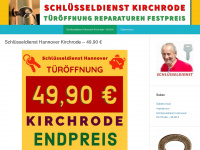 hannover-kirchrode-schluesseldienst.de Webseite Vorschau