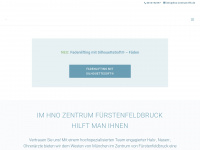 hno-zentrum-ffb.de Webseite Vorschau