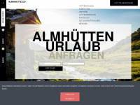 almhuette.co Webseite Vorschau