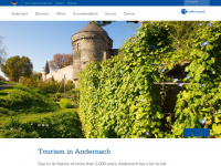 andernach-tourismus.de Webseite Vorschau