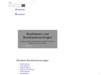 briefkastenanlagen-profi.de Webseite Vorschau