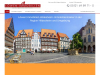 loewen-immobilien-hildesheim.de Webseite Vorschau