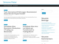 simone-peter.eu Webseite Vorschau