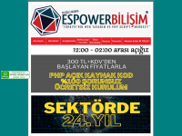 espowerbilisim.com Webseite Vorschau