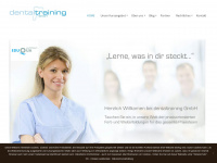 dentaltraining.ch Webseite Vorschau
