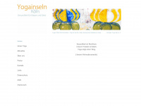 yogainseln.de Webseite Vorschau