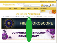astrodevam.com Webseite Vorschau