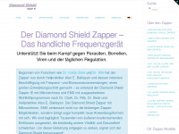 diamondshieldzapper.com Webseite Vorschau