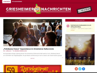 griesheimer-nachrichten.org Webseite Vorschau