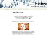 harmonie-musiktherapie.de Webseite Vorschau