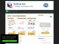 dlan-test.de Webseite Vorschau