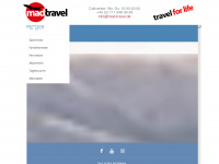 mad-travel.de Webseite Vorschau