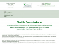 flexible-computerkurse.de Webseite Vorschau