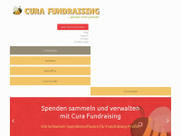 cura-fundraising.ch Webseite Vorschau