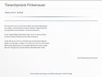 tierarztpraxis-finkenauer.de Webseite Vorschau