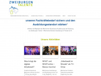 zweiburgen-talente.de Webseite Vorschau