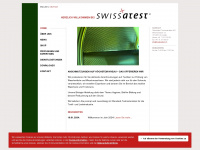 swissatest.ch Webseite Vorschau
