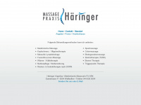 massagepraxis-haeringer.ch Webseite Vorschau