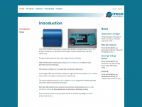 itech-instruments.com Webseite Vorschau